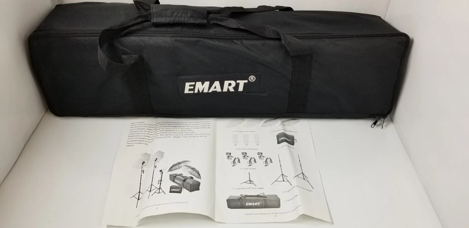 EMART 600W Photography Photo Video Portrait Studio Day Light Umbrella Continuous - Image 2 of 4
