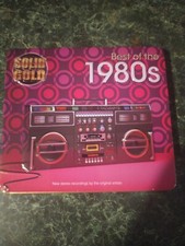 Solid Gold Best of The 80s and Awesome 80s by Original Artists in Tin Cases CDs