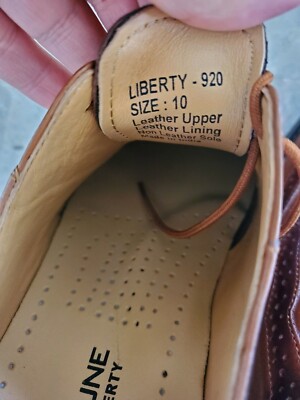 Fortune From Liberty Leather Oxford Shoes Men Size 10 | eBay display picture 1
