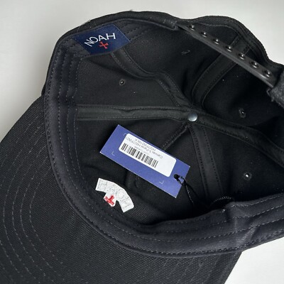 Noah Canvas 5-Panel Core Logo Hat Black One Size 100%Authentic | eBay