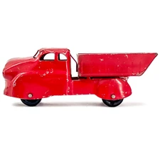 Vtg 6" Wyandotte Dump Truck Bullet Nose Toy Man Cave Pressed Steel Marx NICE!