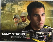 2008 Aric Almirola U.S. Army Chevy Impala NASCAR Sprint Cup Hero Card
