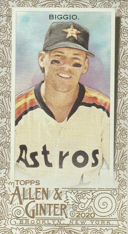 2020 Topps Allen and Ginter Mini Gold Border #125 Craig Biggio