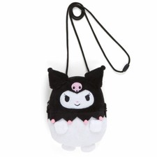 Sanrio Shop Limited Kuromi Character Shape Neck Pouch H 5.51 in