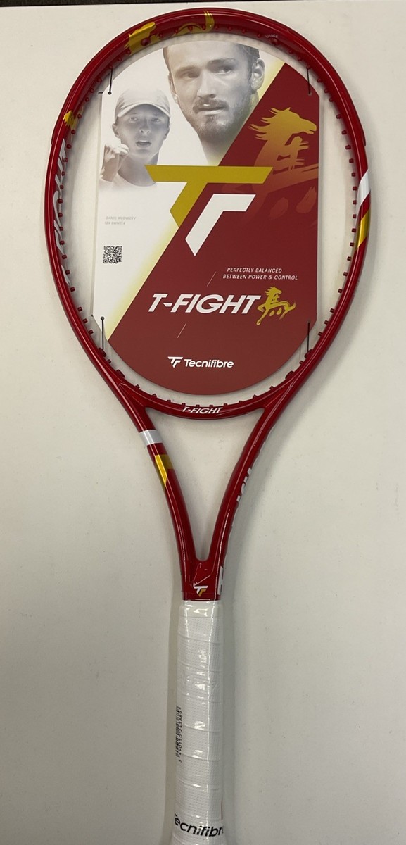 テクニファイバーTecnifibre T-FIGHT 300g 100in2 Tecnifibre T-Fight 300g Chinese New Year Grip Size 4 3/8 Tennis