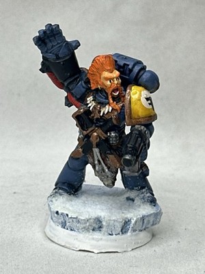 Warhammer 40k Blood Claw Sergeant Space Wolves Pro Painted Rogue Trader 1993 GW