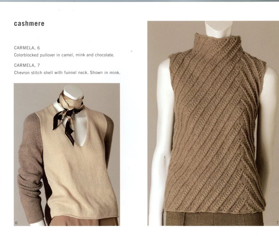 Adrienne Vittadini Vol. 19 Knitting Pattern Book - 18 Designs Pullovers Cardigan - Image 4 of 4