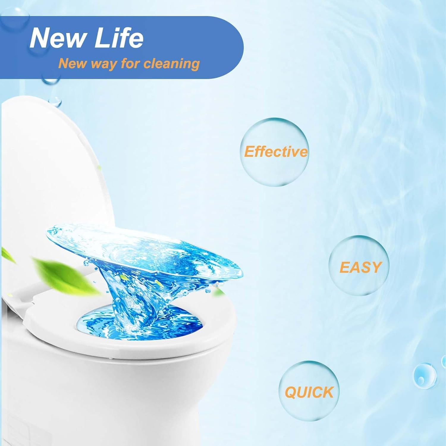 Pumice Cleaning Stone with Handle Pumice Stone for Toilet Bowl Household Cleanin