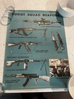Vtg Soviet Union Russia Weapon Squad  Training Poster — photo 1