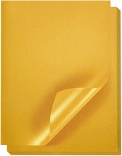 Best Paper Greetings Gold Metallic - 48-Pack Shimmer Papers, 