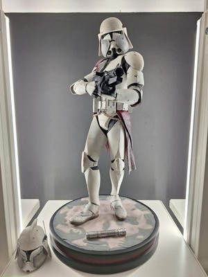 Star Wars CUSTOM 1/4 Clone Commander Bacara Statue