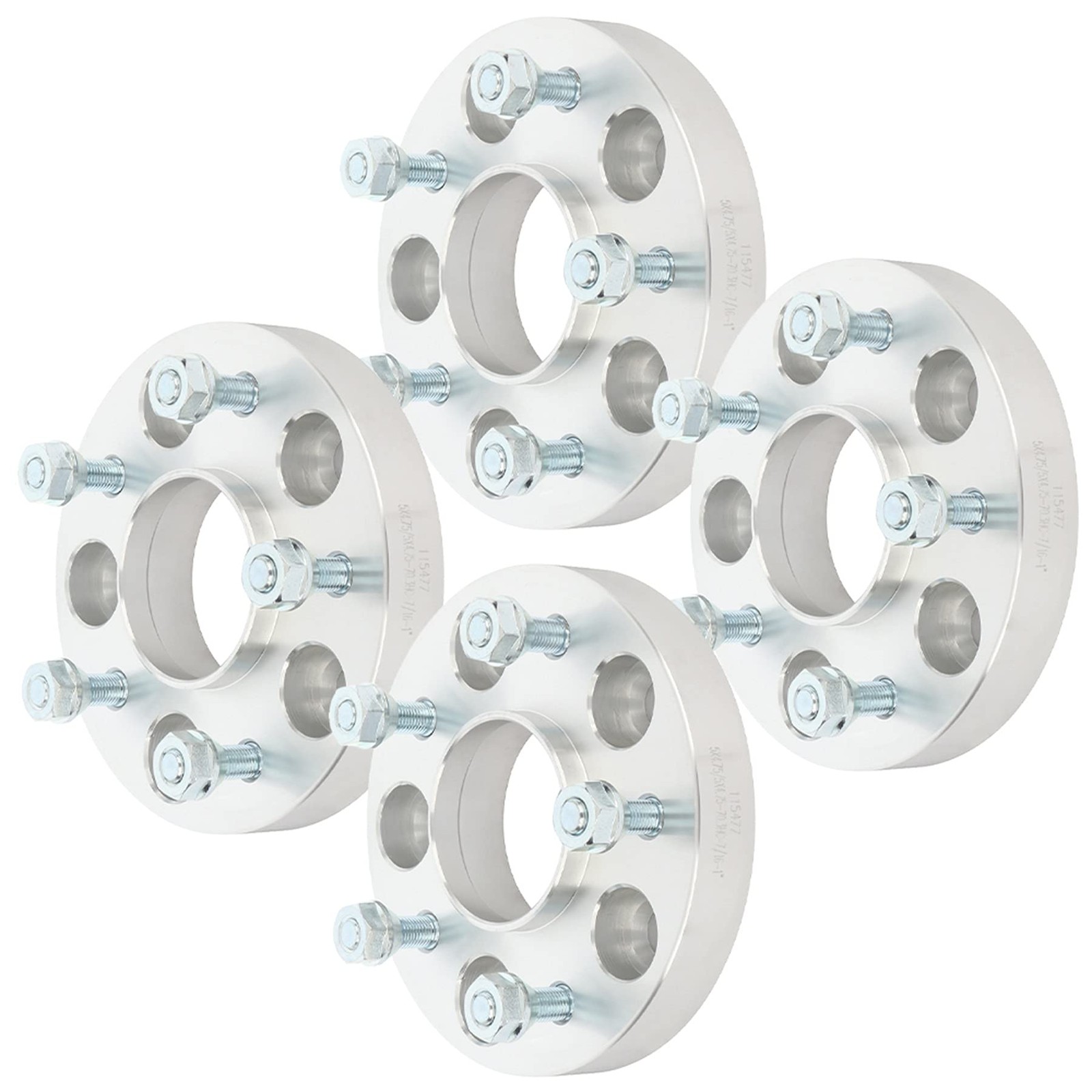 5x4.75 Hubcentric Wheel Spacers 1 inch Thick Hub Bore 70.3mm with 7/16 Studs