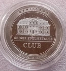 2021 1/2oz. Geiger Club Round Limited Edition Low Number 003/500