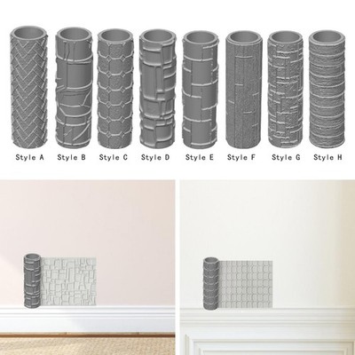 Terrain Texture Roller Collection für Schaum- und Tonmodellierung,