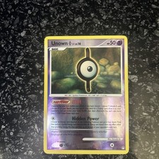 Unown I - 37/123 - Rare Reverse Holo Mysterious Treasures - Pokemon Card - LP