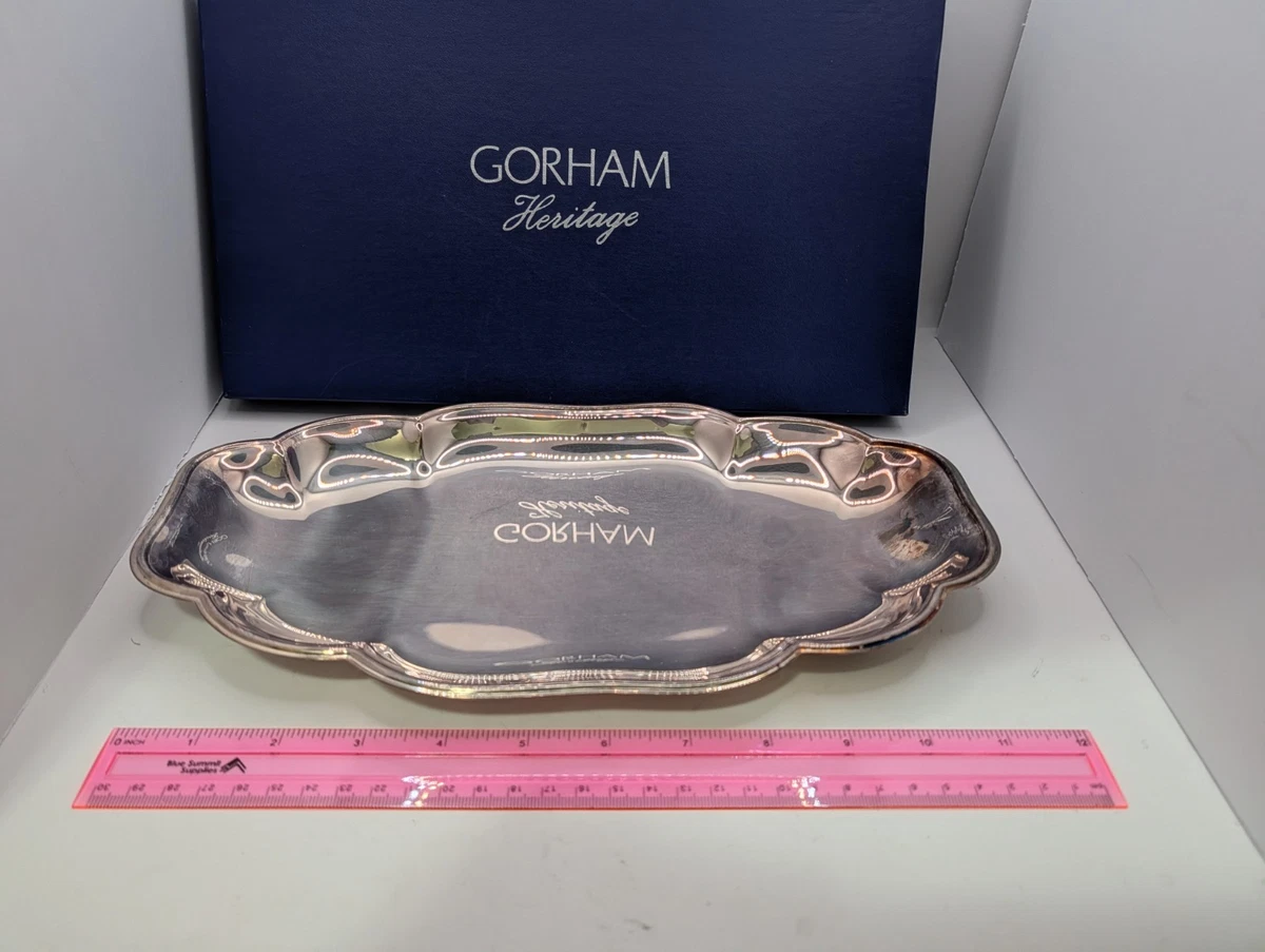 Gorham Heritage In Antique Us Silver-Plated Platters & Trays for
