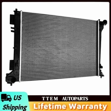 CU13576 Radiator For 16-21 Hyundai Tucson 2.0 2.4L, 17-22 Kia Sportage 2.4L FWD