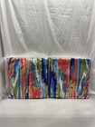 Rachel Brooks 20 x 20 Gold Foil Abstract Marble Pillow Multicolor Lot Of 2x — photo 1