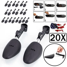 Lot 20 Pcs Adjustable Shoe Tree for Men Widener Stretcher Shaper Keeper 5.5-11.5