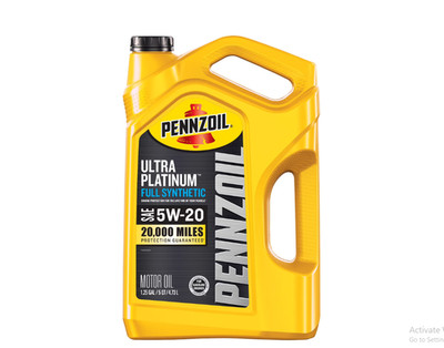 2 PACK Pennzoil Ultra Platinum Full Synthetic 5W-20 Motor Oil, 5 Quart