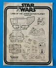 STAR WARS 1979 VINTAGE KENNER LAND OF THE JAWAS ACTION PLAYSET INSTRUCTIONS