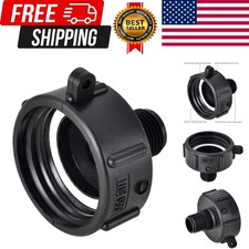 275 330 Gn IBC Tote Tank Food Grade Drain Adapter 2" Coarse Thread x Garden Hose