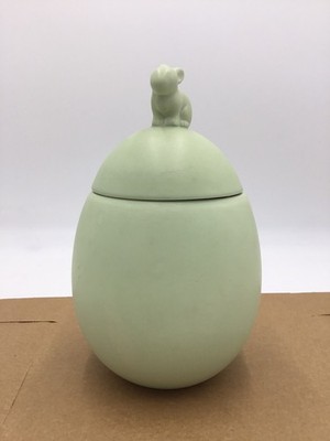 Haven Easter Bunny Cookie Jar Sage (Defect)