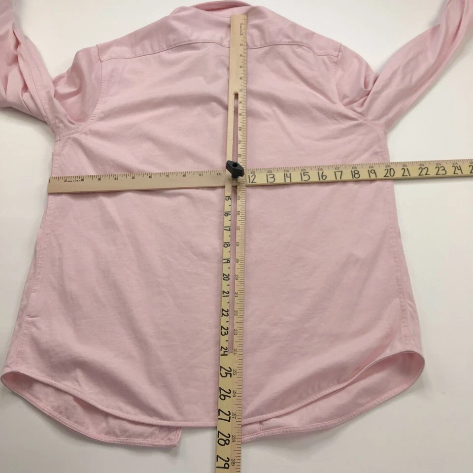 UNTUCKIT Medium Pink 100% Soft Cotton Button Long Sleeve Casual Collar Shirt - Image 4 of 4