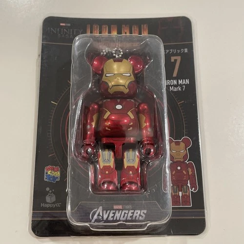 Bearbrick Marvel Iron Man Infinity Saga Mark 7 Vinyl Figure 100% Japan Medicom