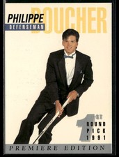 1991 Arena Draft Picks #10 Philippe Boucher  Hockey Card 2003D