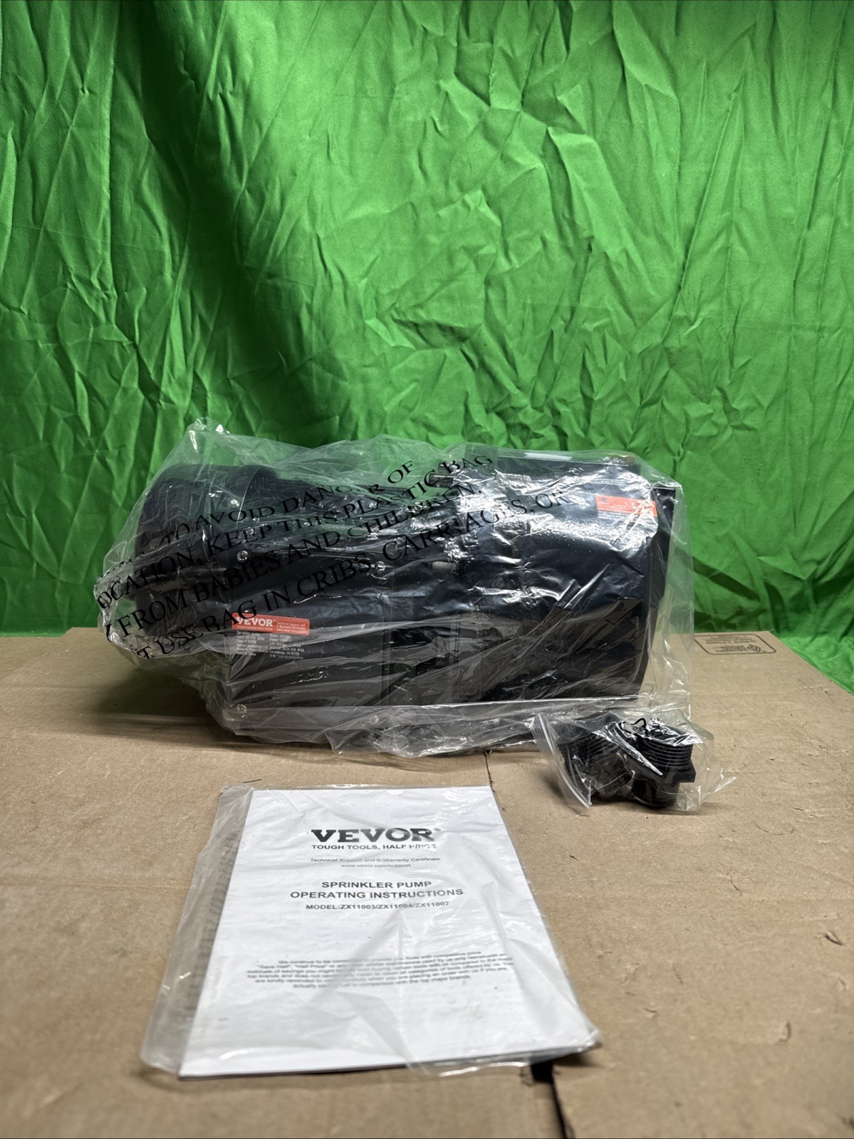 VEVOR 1HP 17.6 GPM Shallow Well Jet Water Pump Irrigation 164 FT Head Cast Iron