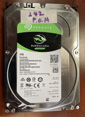 4TB Seagate BARRACUDA Compute ST4000DM004 SATA III HDD 3.5” 5400