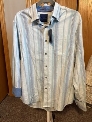 Tommy Bahama Men’s Coastal Resort Long Sleeve Button Up Shirt Size Small NWT - Image 1 of 4