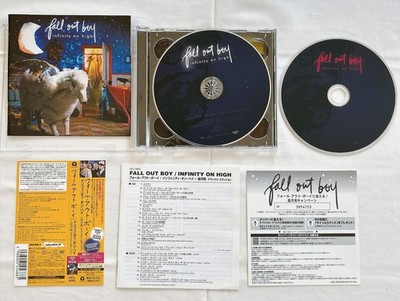 FALL OUT BOY Infinity On High CD & DVD Japan Deluxe Ed Flyer Obi +2 Bonus Tracks