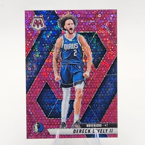 2024-25 Panini Mosaic Basketball Dereck Lively II-FAST BREAK PINK PRIZM /20