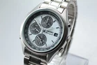 Vintage 1998 [MINT] SEIKO Chronograph 7T32-7C60 White Panda Quartz Men's Watch