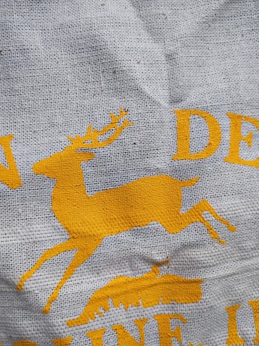 John Deere Tractor Flag Dealer Advertising Shop Towel Rag Banner 
