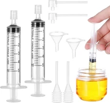 8 Pcs Perfume Refill Tool Kit, Perfumes Syringe Extractor Plastic Clear Perfume 