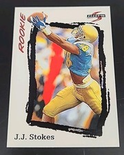 1995 Pinnacle J.J. Stokes #263 Rookie San Francisco 49ers Football Card. rookie card picture