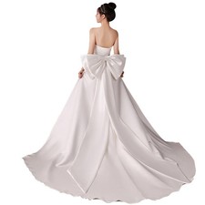 1pcs Large Satin Bow Decor for Wedding Dress Waist bow Accessory Fairy bow Prop