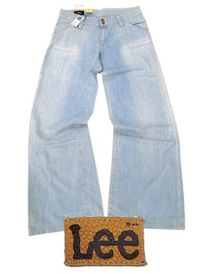 Vintage Deadstock 00s LEE Mod. Sonora Wide Leg Low Waist Light Used Denim