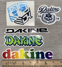 5 Vintage Dakine Sticker Decal  Lot of  5 Surfing Snowboarding #1