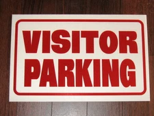 General Business Sign: VISITOR PARKING
