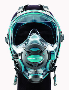 Ocean Reef Neptune Space G.divers Full Face Diving Mask Medium/Large Emerald