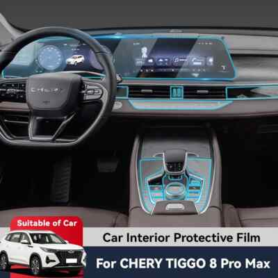 Central Screen TPU Navigation interior Protection Film For CHERY TIGGO 8 PRO MAX