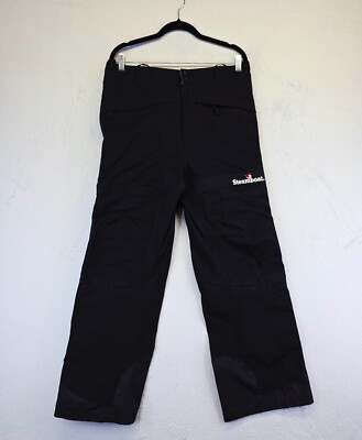 Seven Peaks Ski Pants Mens L Black Waterproof Breathable Snowboarding Skiing