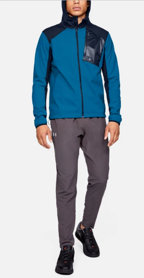 Chaqueta Under Armour Storm Para Hombre Con Capucha Cremallera Completa Treyk Esquí Amazon Flex Azul Talla XL Foto 4 de 4