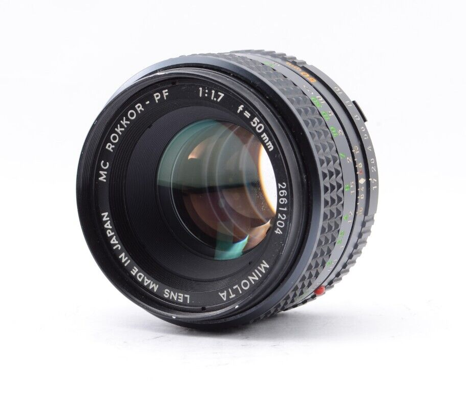 Minolta 50mm F1 Minolta Mc Lenses Top Mint】 MINOLTA MC ROKKOR-PF