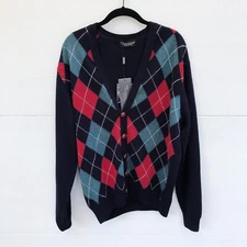 Hawick Knitwear Argyle Cardigan 