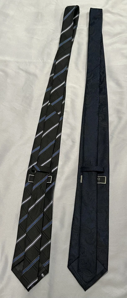 Corbata de microfibra para hombre Angelo Rossi talla 3"X 59” y 61” diseño Italia X2 Foto 3 de 4